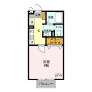 桜花荘の間取り画像