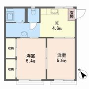 コーポKの間取り画像
