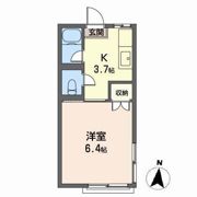 シダーハイツの間取り画像