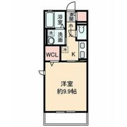 アンジュ津東の間取り画像