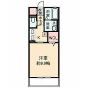 アンジュ津東の間取り画像