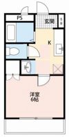 ヴィレッタ赤間駅前の間取り画像