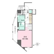 ザ・パークワンズ山吹神楽坂の間取り画像