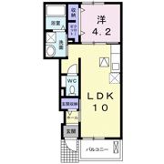 ナリッシュLee Ⅱの間取り画像