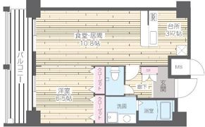 HF四条河原町レジデンスの間取り画像