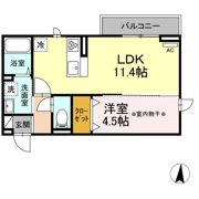 DーROOM柏木3丁目の間取り画像