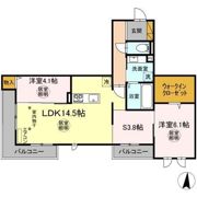 パレス大東の間取り画像