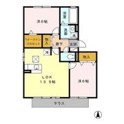 セントラルパークハイツ A・Bの間取り画像