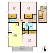 イーグレット Aの間取り画像