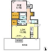 ボヌール東新Ⅱの間取り画像