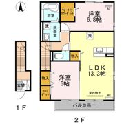 プルミエ ラムール Ⅰ棟の間取り画像