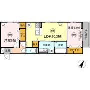 Belle sereno A棟の間取り画像