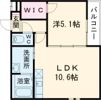 フジパレス湊Ⅲ番館の間取り画像
