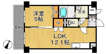 ASプレミアム関屋金衛町の間取り画像