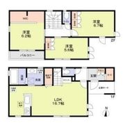 練馬区大泉学園町6丁目戸建の間取り画像