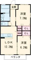 パークサイド日之出の間取り画像