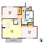 パティオ川木谷 Aの間取り画像
