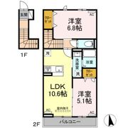 エスタシオンの間取り画像