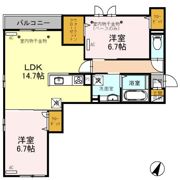 D-residence京町の間取り画像