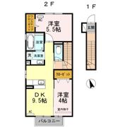 サニーハイツの間取り画像