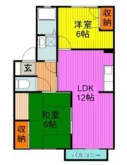 リヴィエール Aの間取り画像