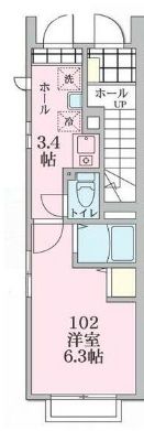 ラフィネ相原の間取り画像