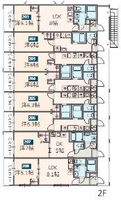 MELDIA京成大和田Ⅱの間取り画像