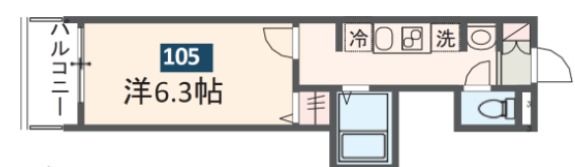 MELDIA京成大和田Ⅱの間取り画像