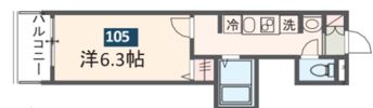 MELDIA京成大和田Ⅱの間取り画像