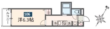MELDIA京成大和田Ⅱの間取り画像