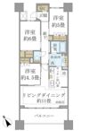 Brilliaときわ台ソライエレジデンスの間取り画像