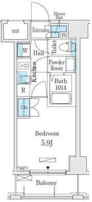 オープンブルーム横浜の間取り画像