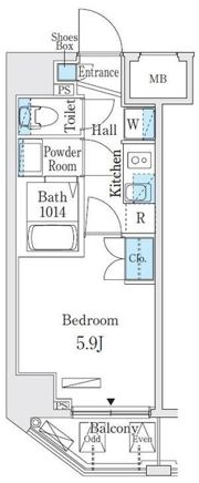 オープンブルーム横浜の間取り画像