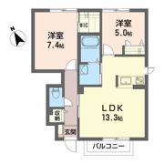 シャーメゾンピノBの間取り画像