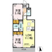 エスタシオンの間取り画像