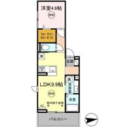 D-ROOM FIRST 大善寺駅前の間取り画像