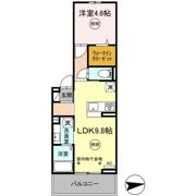 D-ROOM FIRST 大善寺駅前の間取り画像