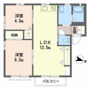 シャトレ庄内 B棟の間取り画像