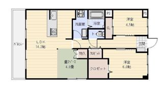 ヴィーブル東若林の間取り画像