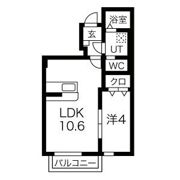 イーストタウンK・Tの間取り画像