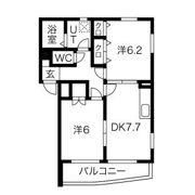 TRINITY(九之坪)の間取り画像