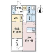Springfield 柳原の間取り画像