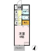 ドルフ北烏山 Bの間取り画像