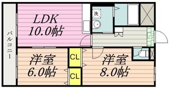 ヴァンテアンⅢの間取り画像