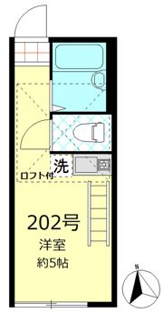 KKハウス羽田（ケーケーハウスハネダ）の間取り画像