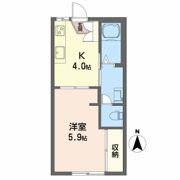 ジュネスカタオカの間取り画像