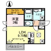 スリーナインの間取り画像