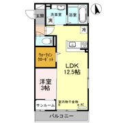 プレジデンス沖町の間取り画像