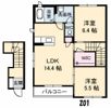 シャーメゾンのぞみ B棟の間取り画像