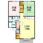 アビタシオンⅡ Bの間取り画像